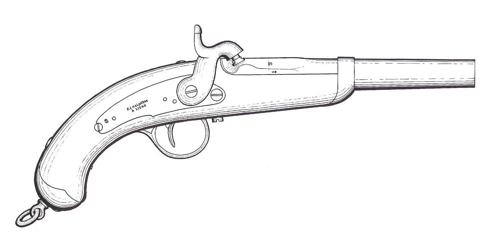pistola da ufficiale di cavalleria